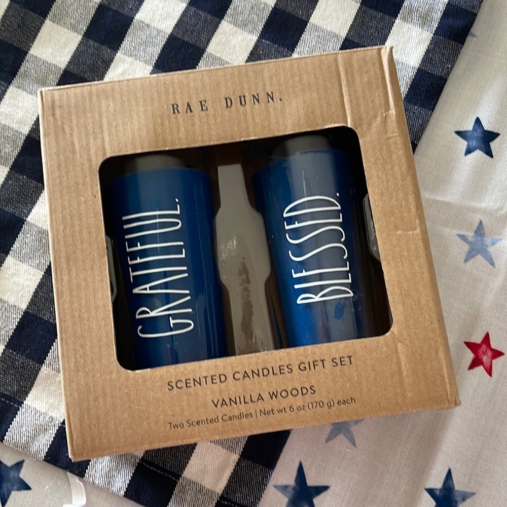 New Rae Dunn Scented Candles Git Set